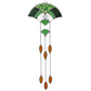 Green Art Deco Style Stained Glass Sun Catcher Design 3