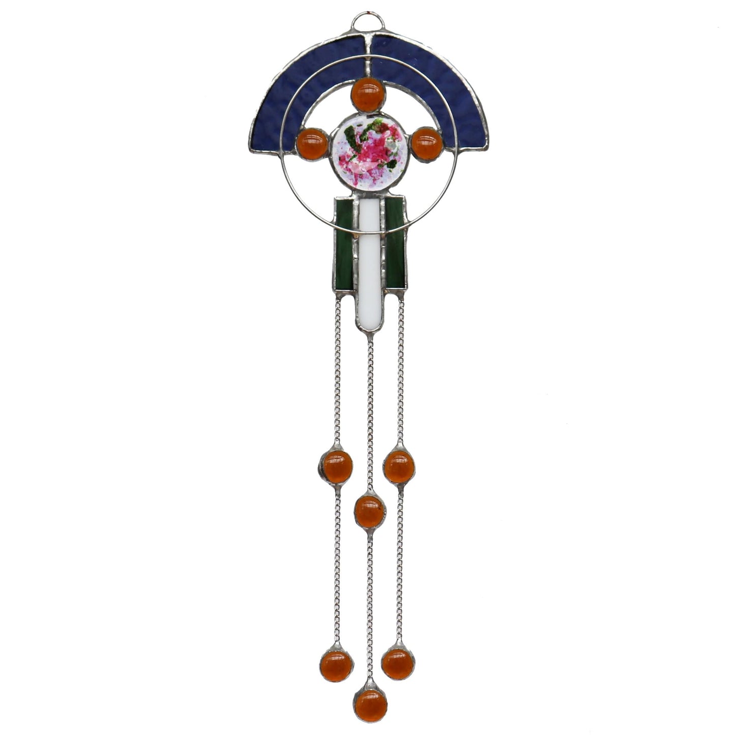 Art Deco Style Stained Glass Sun Catcher Design 7