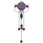 Art Nouveau Design 2 Purple Stained Glass Sun Catcher