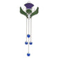 Stained Glass Sun Catcher Thistle Design 1